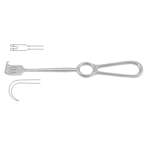 Kocher Retractor 2 Sharp